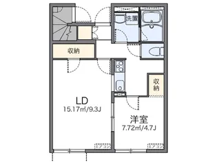 レオネクスト上之島【1階】の間取り