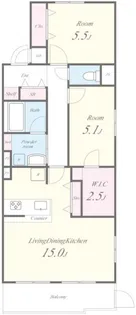 エス・メゾンE棟【1階】の間取り