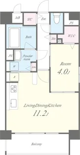 ルシア新大阪【5階】の間取り