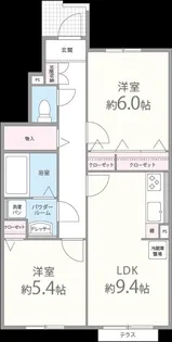 パストラーレシャルム【1階】の間取り