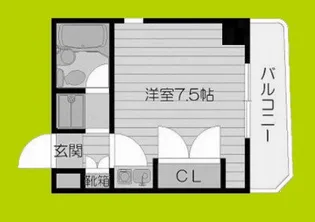 フォーラム都島内代駅前【5階】の間取り