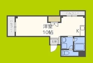 レガーレ長居公園【8階】の間取り