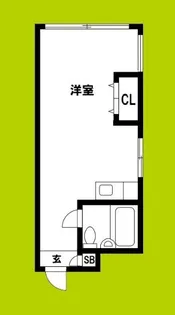 グローリー島之内【4階】の間取り