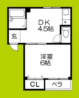 ファーストイン森ノ宮【5階】の間取り