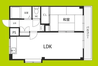 長谷川ハイツ【4階】の間取り