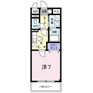 エルテノ昆陽?【1階】の間取り