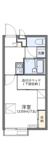 レオパレステイルザウエスト【2階】の間取り