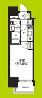 エグゼ大阪DOMECITYグレイス【4階】の間取り