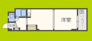 コンフォール長吉【8階】の間取り
