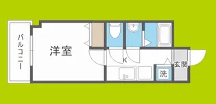 エスパシオ・アローネ鶴見【4階】の間取り