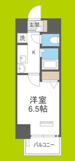 エステムコート大阪ベイエリア【7階】の間取り