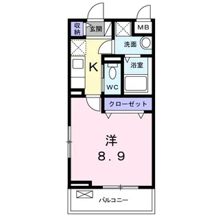 フローラ【3階】の間取り