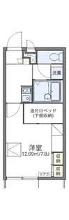 レオパレスコンフォート光明池【1階】の間取り