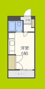 1Rの間取り画像