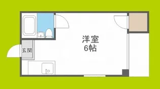 1Rの間取り画像