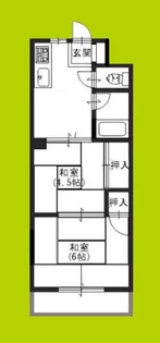 グリーンハイツ加美【3階】の間取り