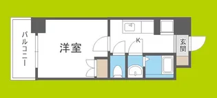 Rainbow Court立売堀【10階】の間取り