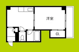 メゾン浪速【4階】の間取り