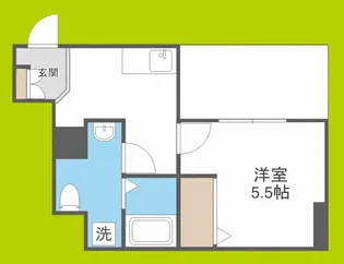グランドゥール九条【1階】の間取り