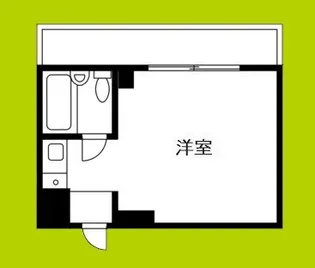 シロハイヌ千代崎【4階】の間取り