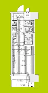 プレサンス長田レジェール【7階】の間取り