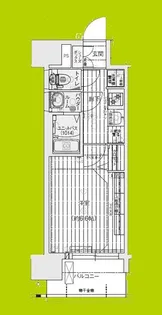 プレサンス長田レジェール【4階】の間取り