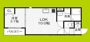 Agre石橋【2階】の間取り