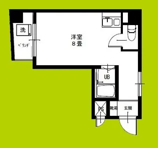 シャトー大手前【5階】の間取り