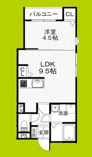 Kvell Garden春日【3階】の間取り