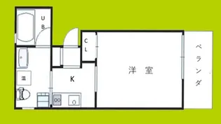 スタジオ・イッツ【2階】の間取り