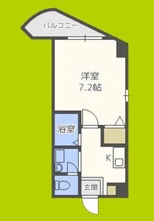 1Kの間取り画像