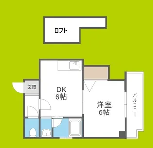 長居大発マンション【6階】の間取り
