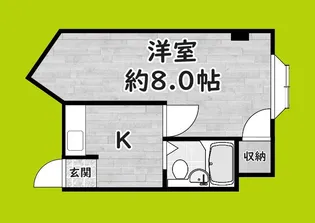 エクセル共和【4階】の間取り