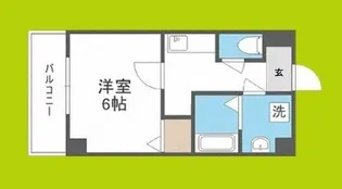 1Kの間取り画像