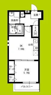 フジパレス高石加茂【2階】の間取り