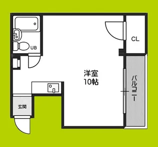 サンハーティー鷺洲【2階】の間取り