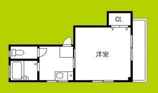 ハイツ海老江【3階】の間取り