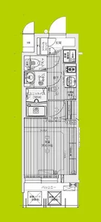 プレサンス九条グランデリーヴ【7階】の間取り