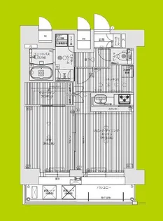 プレサンス九条グランデリーヴ【11階】の間取り
