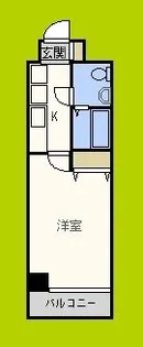 ドミール桜川【8階】の間取り