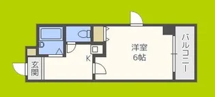 ヴィラ・リベルテ下新庄【2階】の間取り