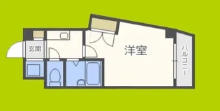 エストゥディオ・アヴァンサル【7階】の間取り