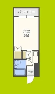 パークドエル東高津【4階】の間取り