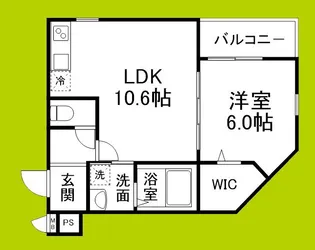 コウジィコート野崎【3階】の間取り