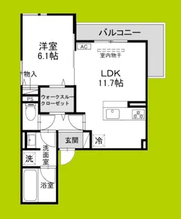 VIVRE立花【3階】の間取り