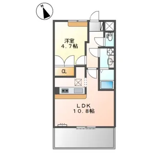 プロニティ美原【1階】の間取り