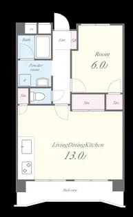グランデあんご【9階】の間取り