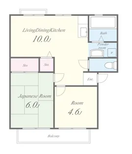 サンシティ三島【1階】の間取り