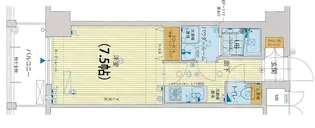 アスヴェル梅田WEST【9階】の間取り