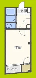 ル・パラ九条【2階】の間取り